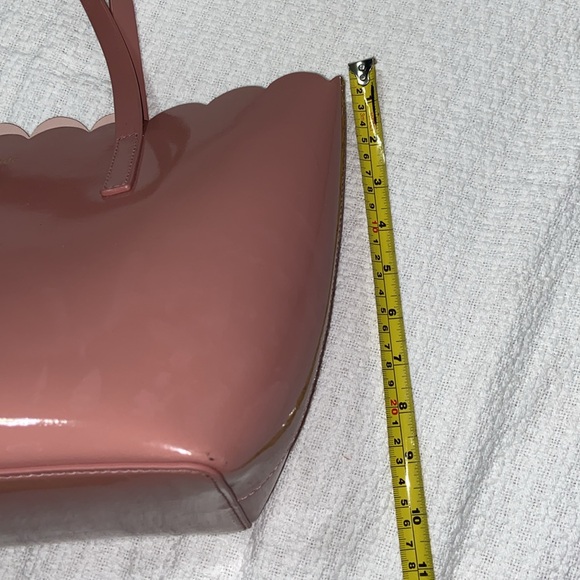 Kate spade patent scalloped lily avenue pink tote bag - Picture 13 of 16